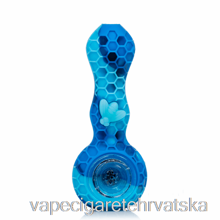 Vape Cigarete Stratus Bee Silikonska žlica Mramorno Plava (baby Blue / Blue)